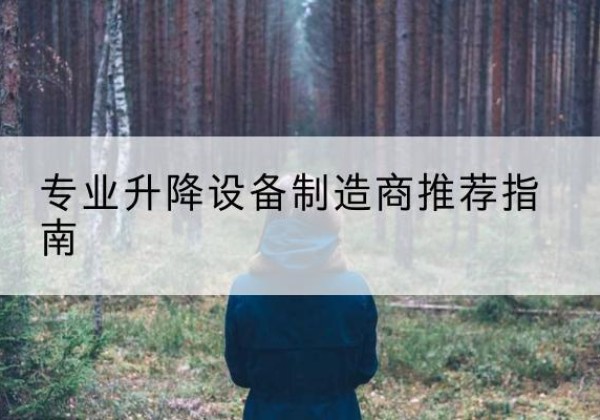 大关电动剪叉升降平台厂家-专业升降设备制造商推荐指南